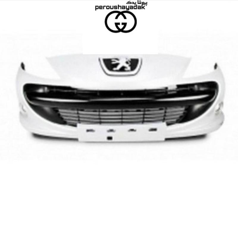 سپر جلو ۲۰۷ سفید اصلی مهرخواه | رنگ فابریک شرکتی | مناسب پژو ۲۰۷ ایران‌خودرو