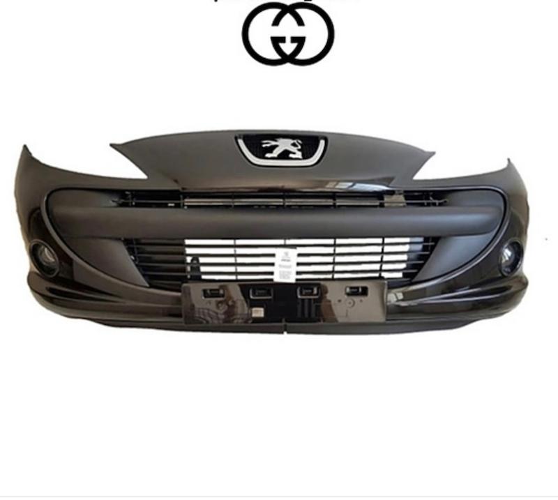 سپر جلو ۲۰۷ نوک‌مدادی مهرخواه | رنگ کوره‌ای اصلی | نصب فوری بدون رنگ‌کاری