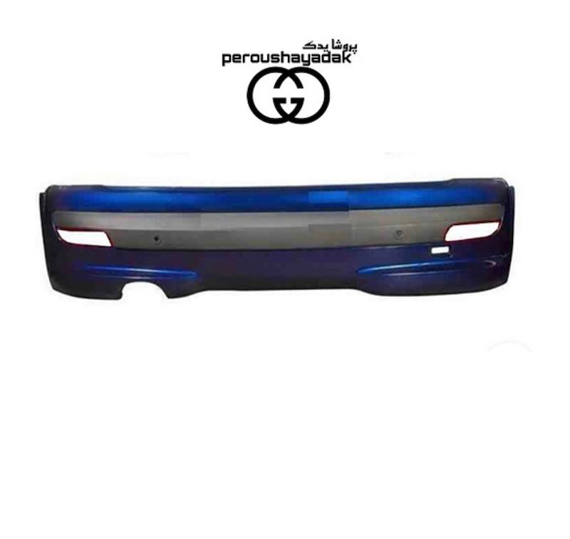 سپر عقب پژو ۲۰۷ آبی رویال | رنگ کوره‌ای باکیفیت و آماده نصب