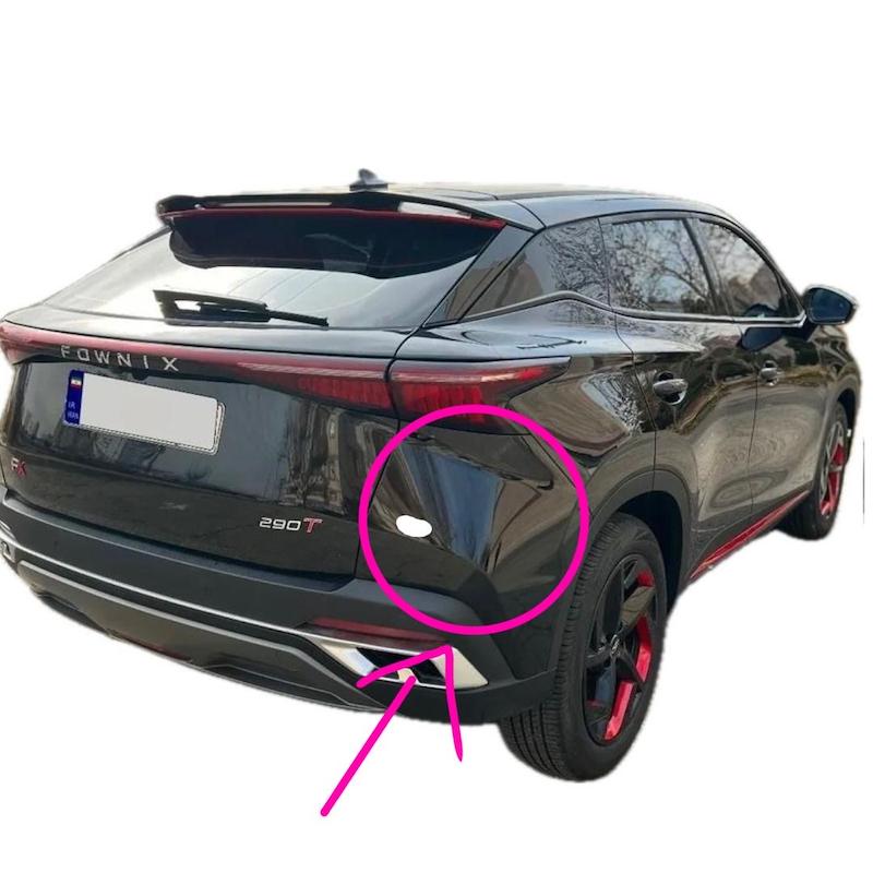 گوشه سپر عقب راست فونیکس fx رنگ شده مشکی