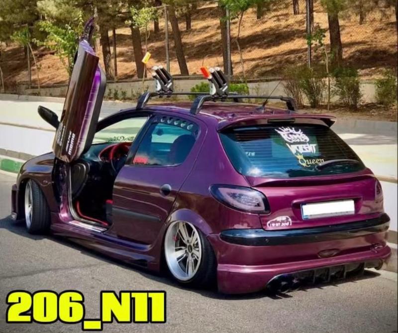 سپر عقب پژو ۲۰۶ N11