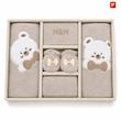 ست حوله ۵تکه جعبه ای نوزاد M&M