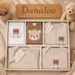 ست ۱۹ تکه لباس نوزادی Danaloo مدل خرس قهوه‌ای