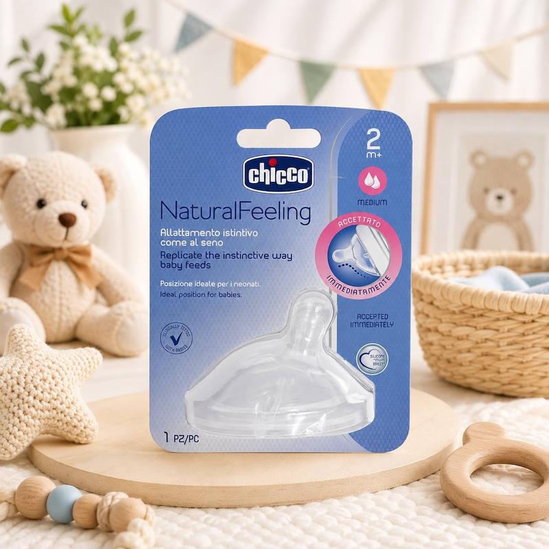 سرشیشه چیکو NaturalFeeling سایز 2M+ جریان متوسط