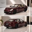 ماکت فلزی Porsche Panamera زرشکی با درب و صندوق بازشو