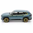 ماکت فلزی BMW XM آبی‌خاکستری با درب، کاپوت و صندوق بازشو