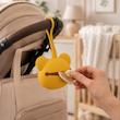 قاب پستانک سیلیکونی نوزاد طرح خرس بنددار