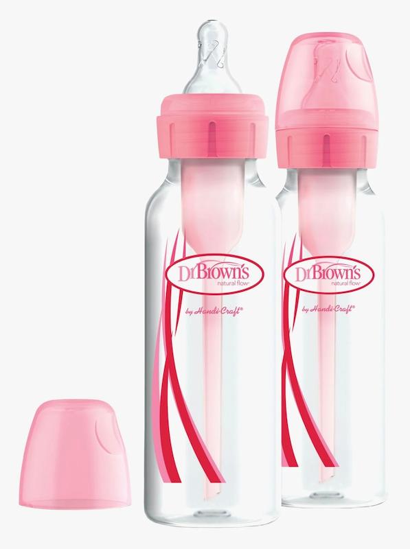 شیشه شیر صورتی دکتربروان ۲۵۰میل openbox