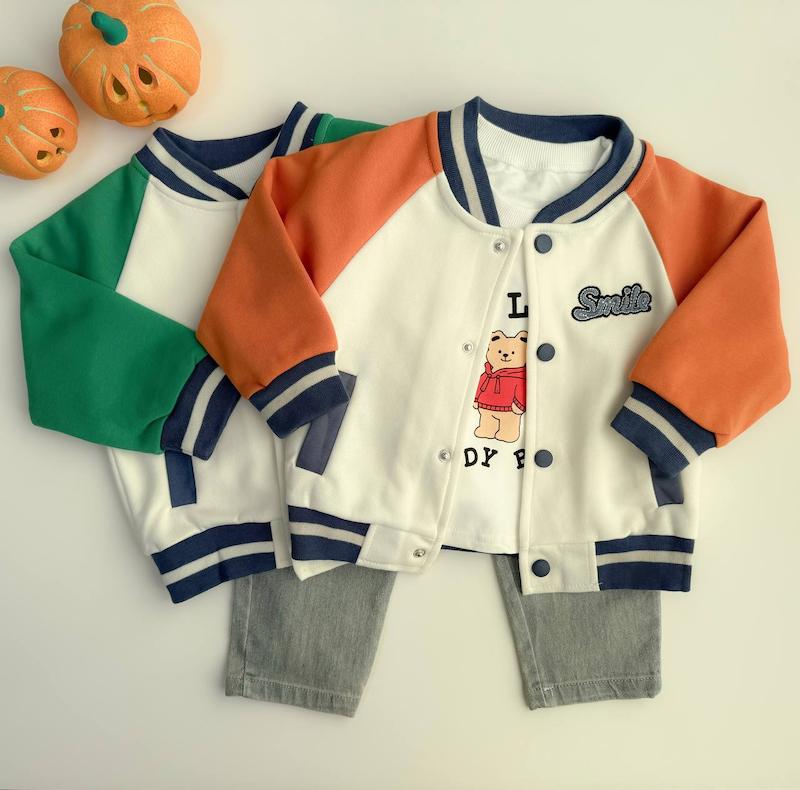 ست ۳تکه سویشرت،بلوز و شاوار خرس رئیس