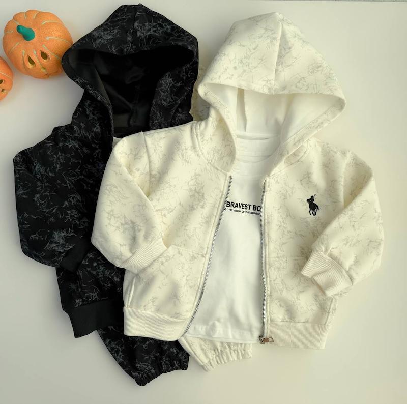 ست ۳تکه سویشرت،بلوز و شلوار پولو