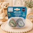 پستانک جفتی اونت ultra air سایز ۱۸-۶ ماه