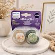 پستانک جفتی اونت ultra soft سایز ۶-۰ماه