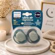پستانک جفتی اونت Ultra air Nighttime سایز ۱۸-۶ ماه