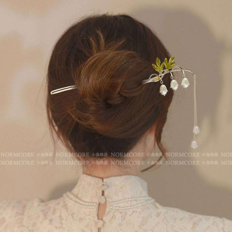 کانزاشی ژاپنی طرح لاله واژگون آویزدار