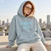 هودی یونیسکس اورسایز باکسی طرح Modern Fashion آبی روشن پرسیسکا