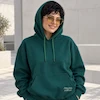 هودی یونیسکس اورسایز باکسی طرح گلدوزی اسب Modern Fashion سبز تیره پرسیسکا