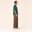 تیشرت مردانه باکسی نخ پنبه طرح گرافیکی ساحلی پرسیسکا