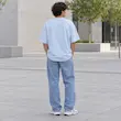 تیشرت مردانه باکسی دو نخ پنبه طرح عروسکی WOODER پرسیسکا