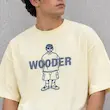 تیشرت مردانه باکسی دو نخ پنبه طرح عروسکی WOODER پرسیسکا