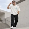 تیشرت مردانه باکسی نخ پنبه طرح گرافیکی Vibe پرسیسکا
