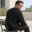 دورس مردانه یقه گرد اورسایز باکسی پرسیسکا