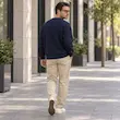دورس مردانه یقه گرد اورسایز باکسی پرسیسکا