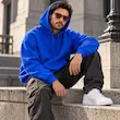 هودی مردانه اورسایز باکسی پرسیسکا