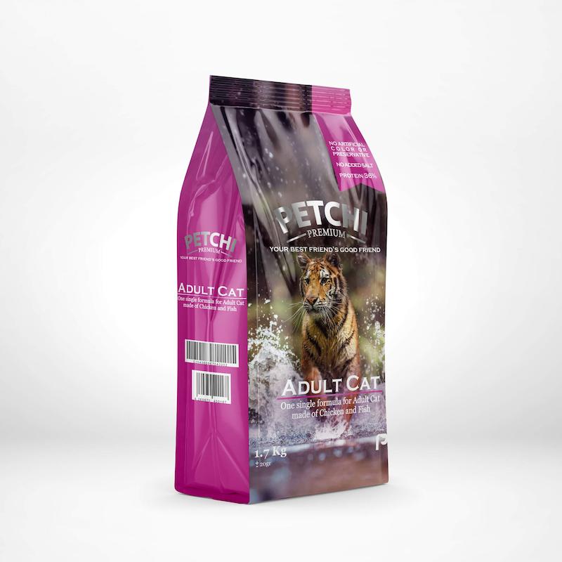 غذای خشک گربه بالغ پتچی مدل Petchi Permium Adult Cat