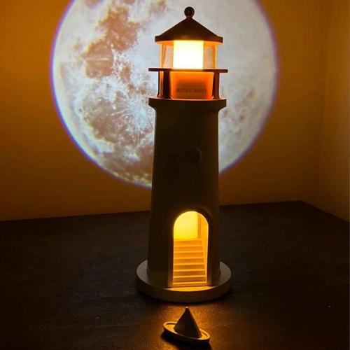 چراغ خواب فانوس دریایی مدل اسپیکردار