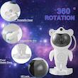 چراغ خواب و اسپیکر مدل کهکشانی آدم فضایی ایستاده