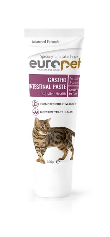 خمیر تقویت دستگاه گوارش گربه یوروپت Europet Gastro Intestinal Paste وزن 100 گرم