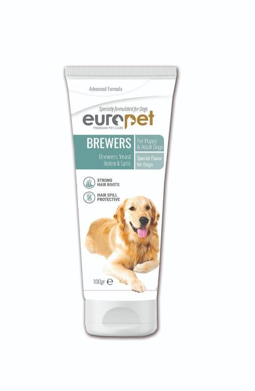 خمیر تقویت کننده پوست و مو سگ یوروپت Europet Dog Brewers وزن 100 گرم