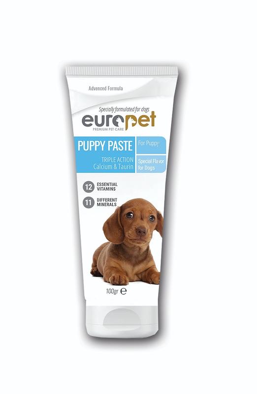 خمیر مولتی ویتامین و مینرال توله سگ یوروپت Europet Dog Puppy Paste وزن 100 گرم