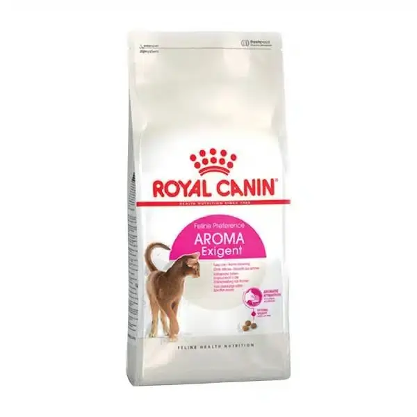 غذای خشک گربه بالغ اروما اگزیجنت رویال کنین با تحریک حس بویایی Royal Canin Aroma Exigent Adult Dry Cat Food