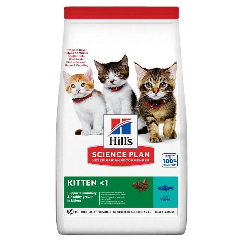 غذای خشک بچه گربه هیلز با طعم ماهی تن Hill's Science Plan Kitten Food with Tuna