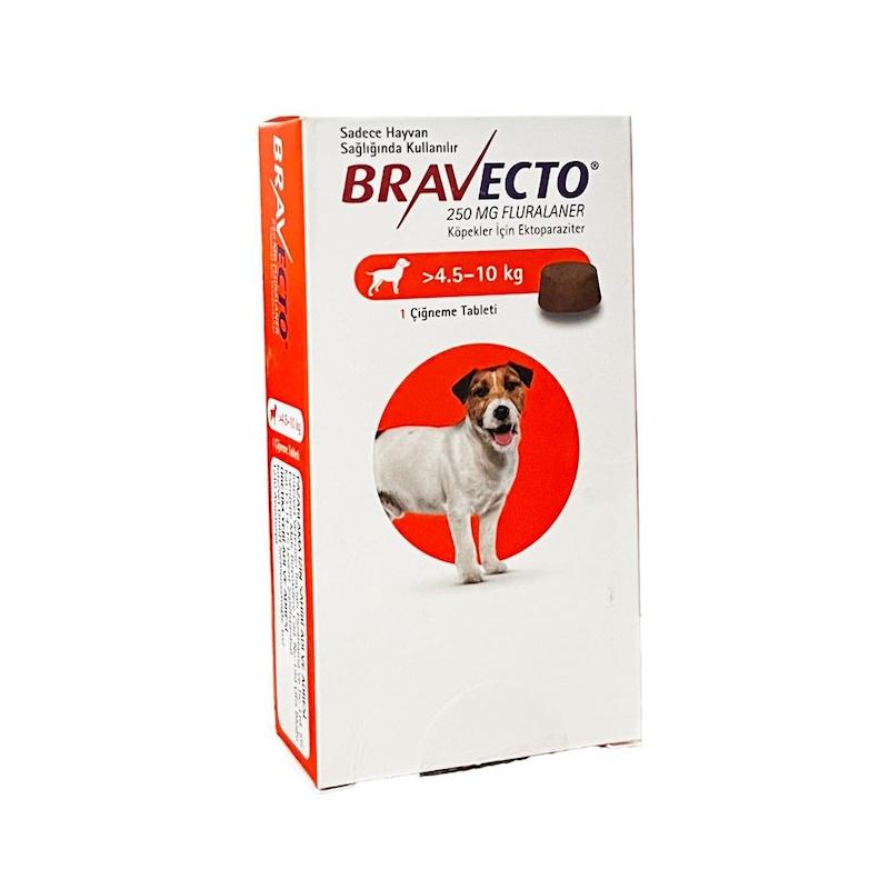 قرص ضد کک و کنه براوکتو مناسب سگ های نژاد کوچک وزن ۴.۵ تا ۱۰ کیلوگرم