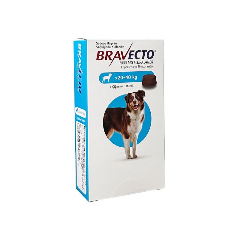 قرص ضد کک و کنه سگ براوکتو مناسب وزن ۲۰ تا ۴۰ کیلوگرم