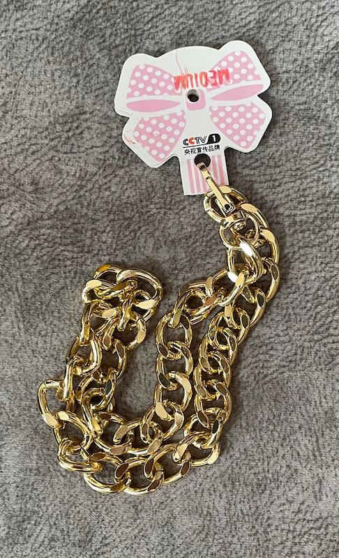 قلاده طلايي سايز m 