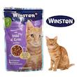 پوچ وينستون طعم های مختلف100 گرمی گربه