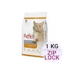 غذای خشک گربه رفلکس با طعم مرغ و برنج Reflex with Chicken & Rice وزن 1 کیلوگرم در بسته بندی زیپ لاک
