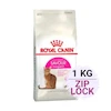 غذای خشک گربه رویال کنین مدل سیوراگزیجنت Royal Canin Savour Exigent وزن 1 کیلوگرم در زیپ لاک