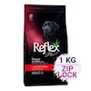 غذای خشک سگ نژاد متوسط و بزرگ رفلکس پلاس با طعم بره و برنج Reflex Plus Adult Medium & Large Breeds with Lamb & Rice وزن 1 کیلوگرم در بسته بندی زیپ لاک