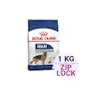 غذای خشک سگ رویال کنین مدل بالغ نژاد بزرگ مکسی ادالت Royal Canin Maxi Adult وزن 1 کیلوگرم در زیپ لاک