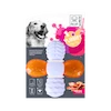 اسباب بازی دندانی سگ ام پتس مدل یامی مثبت با طعم بیکن M-Pets Yummy Cross with Bacon