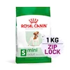 غذای خشک سگ رویال کنین مدل بالغ نژاد کوچک مینی ادالت Royal Canin Mini Adult وزن 1 کیلوگرم در زیپ لاک