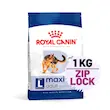 غذای خشک سگ رویال کنین مدل بالغ نژاد بزرگ مکسی ادالت Royal Canin Maxi Adult وزن 1 کیلوگرم در زیپ لاک