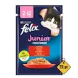 پوچ بچه گربه فلیکس با طعم گوشت گاو در ژله Felix Kitten with Beef in Jelly وزن 75 گرم