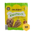 تشویقی سگ اورلاندو مدل مدادی استیک با طعم گوشت شکار Orlando Stick with Wild بسته 4 عددی