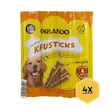 تشویقی سگ اورلاندو مدل مدادی استیک با طعم مرغ Orlando Stick with Chicken بسته 4 عددی