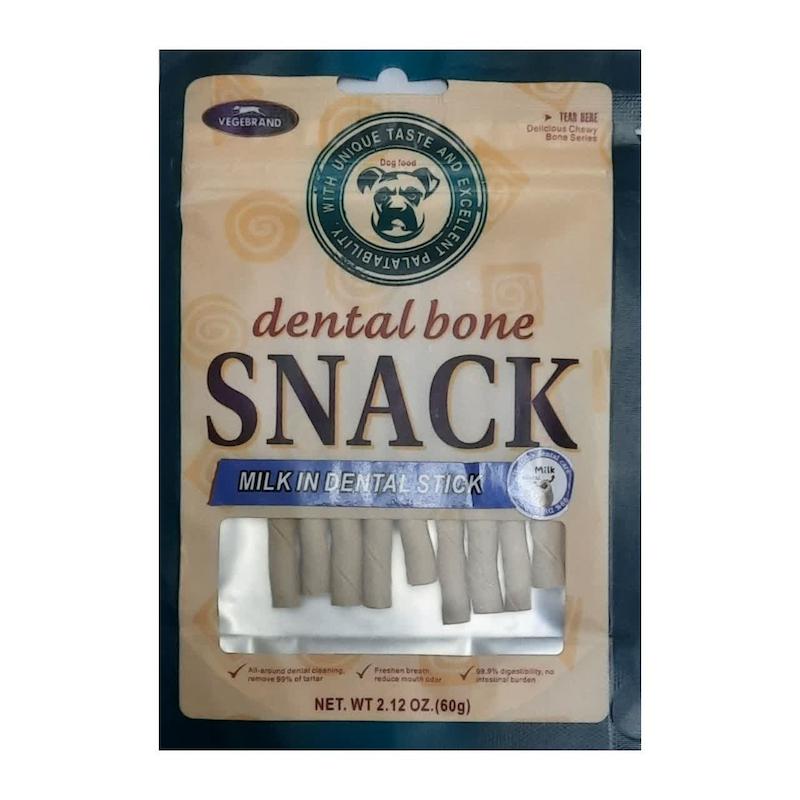 تشویقی سگ مدادی اسنک دنتال بون طعم شیر